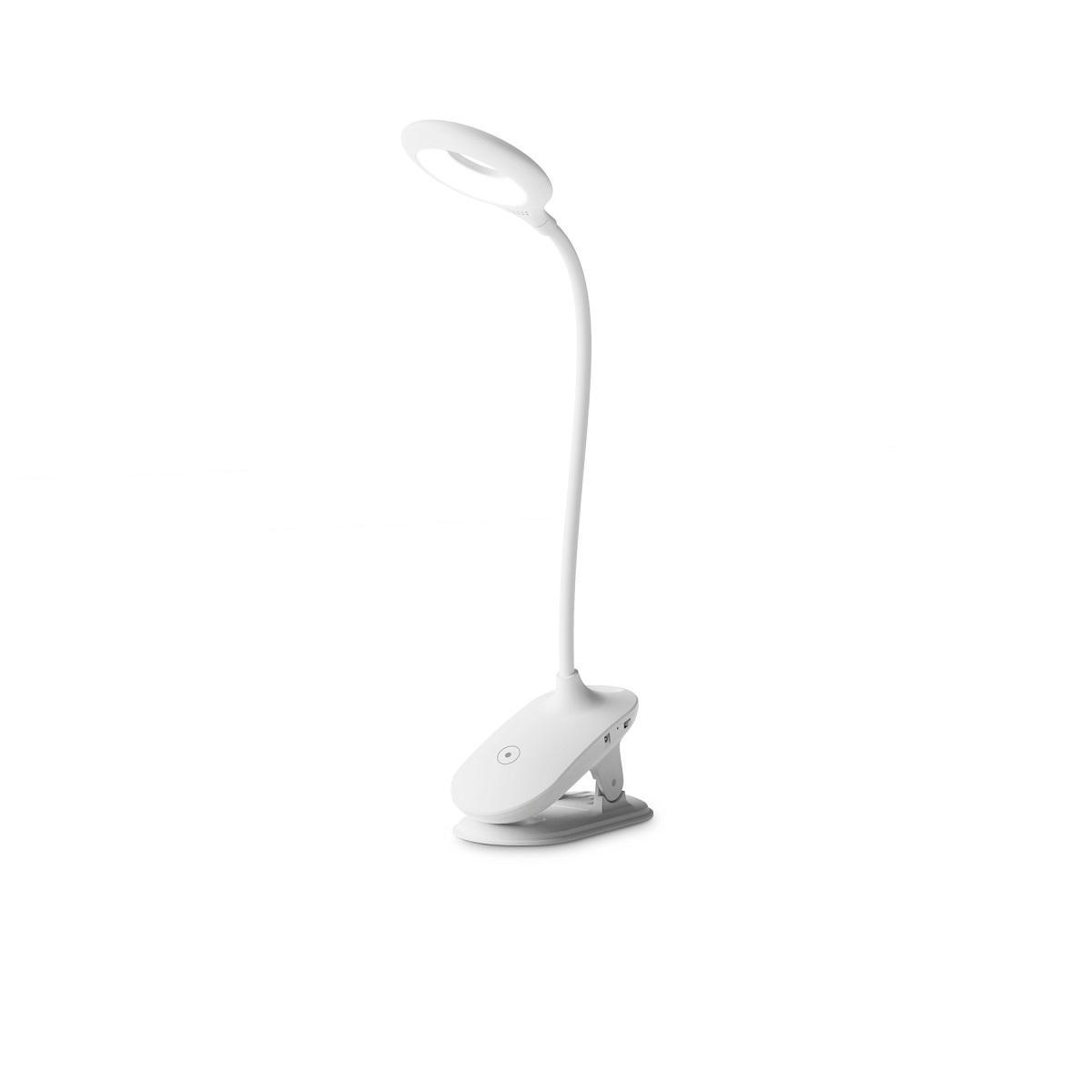 Настольные ламп Светодиодная настольная лампа Ambrella light Desk белый пластик