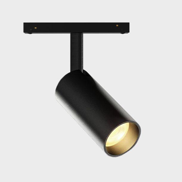 Трековые светильник Трековый светодиодный светильник Italline black черный металл