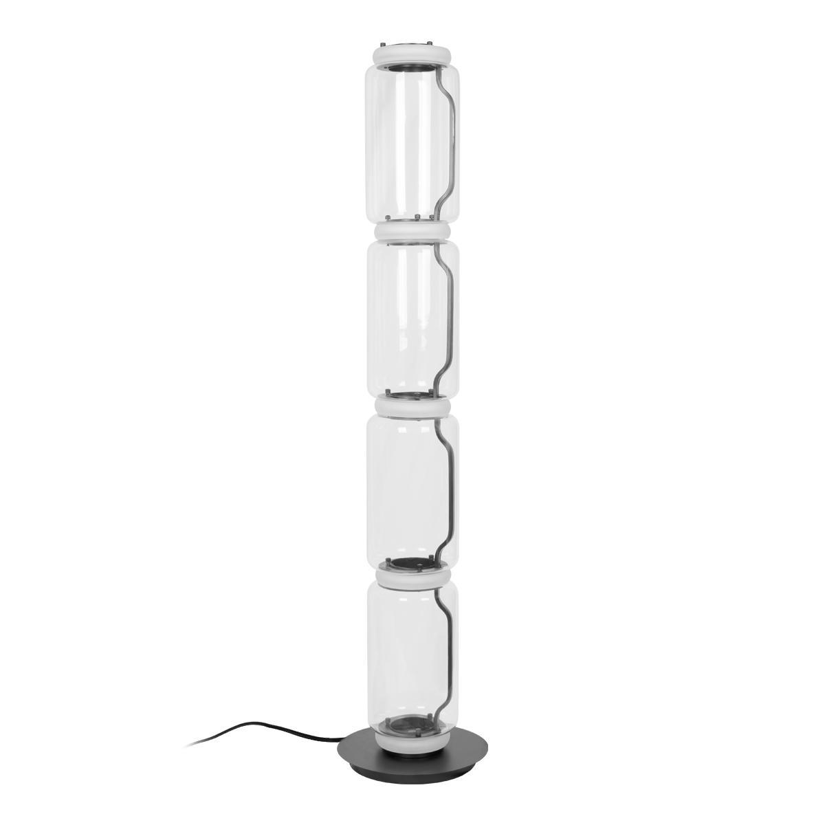 Торшеры с 2 и более плафонам Торшер светодиодный Loft IT Noctambule 10194F L черный стекло