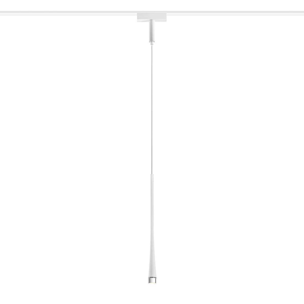 Трековые светильник Трековый светодиодный светильник Ambrella light Track System Magnetic Ultra Slim в стиле минимализм белый металл
