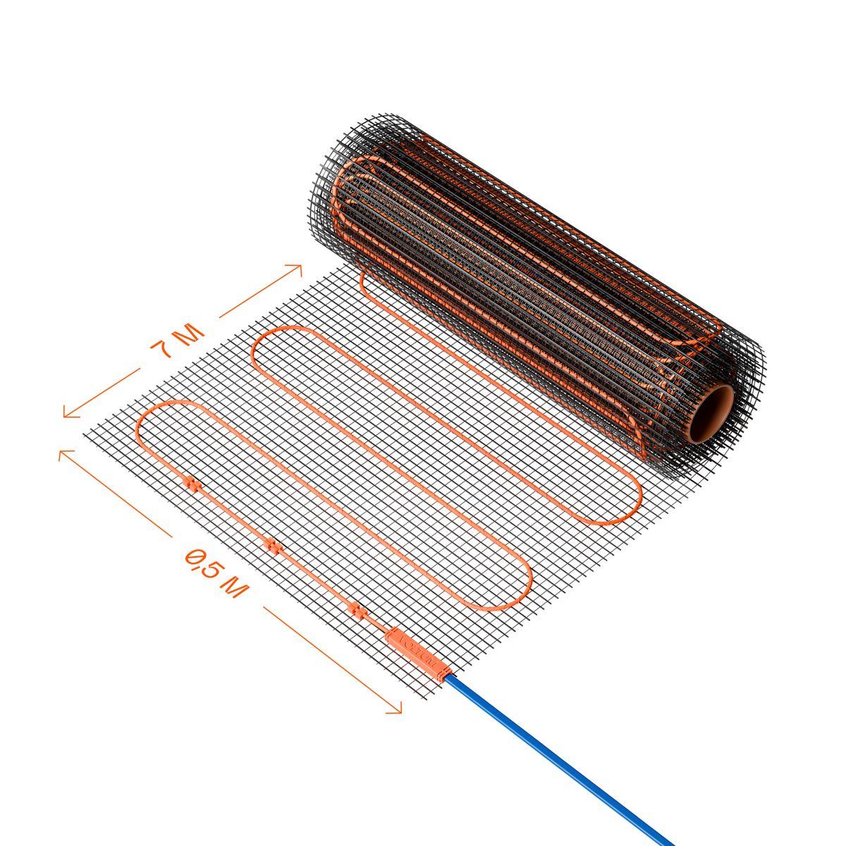 Электротовар Нагревательный мат Voltum 200 Вт / м 7 м 3,5 м2 VLT01-200-3.5
