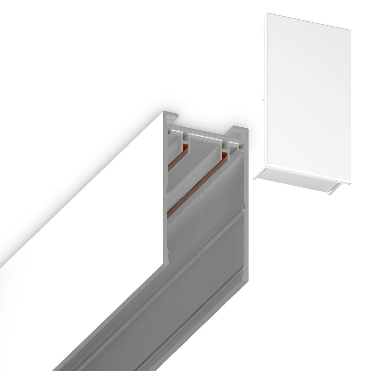 Трековые систем Заглушка Ambrella Light Track System Magnetic 220V (2шт) GL1057 белый пластик