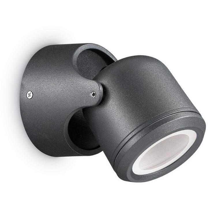 Уличное освещение Уличный настенный светильник Ideal Lux Xeno AP1 Nero 129464 черный металл