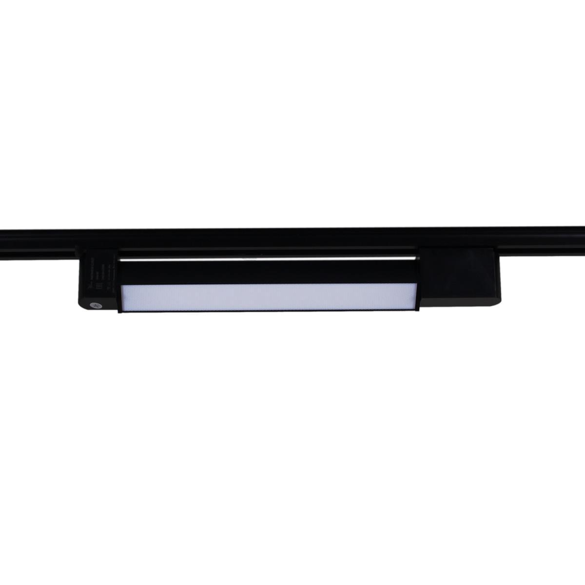 Трековые светильник Трековый светодиодный светильник Reluce 06186-9.3-001QY LED BK черный металл