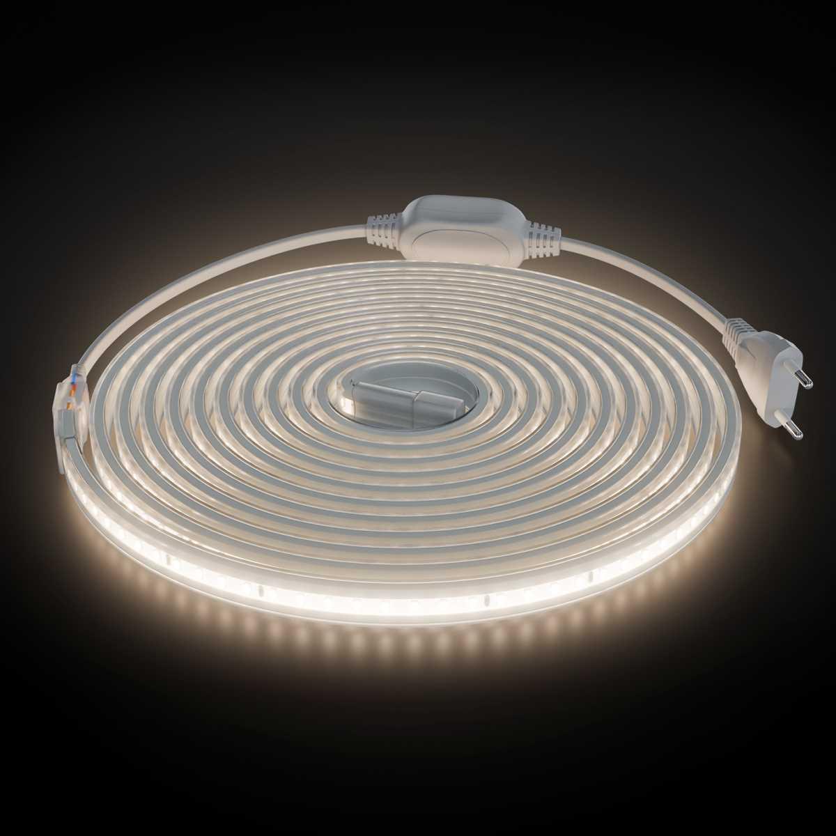 Светодиодные лент Комплект светодиодной влагозащищенной ленты Apeyron m 120LED m 2835SMD белый