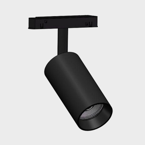 Трековые светильник Трековый светодиодный светильник Italline black черный металл