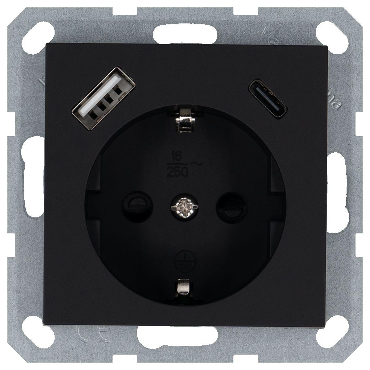 Электротовар Розетка Jasmart G5501USB-25PB