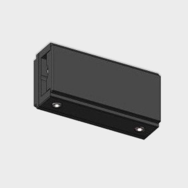 Трековые систем Коннектор прямой Italline Fantom IT010-4013 black черный металл