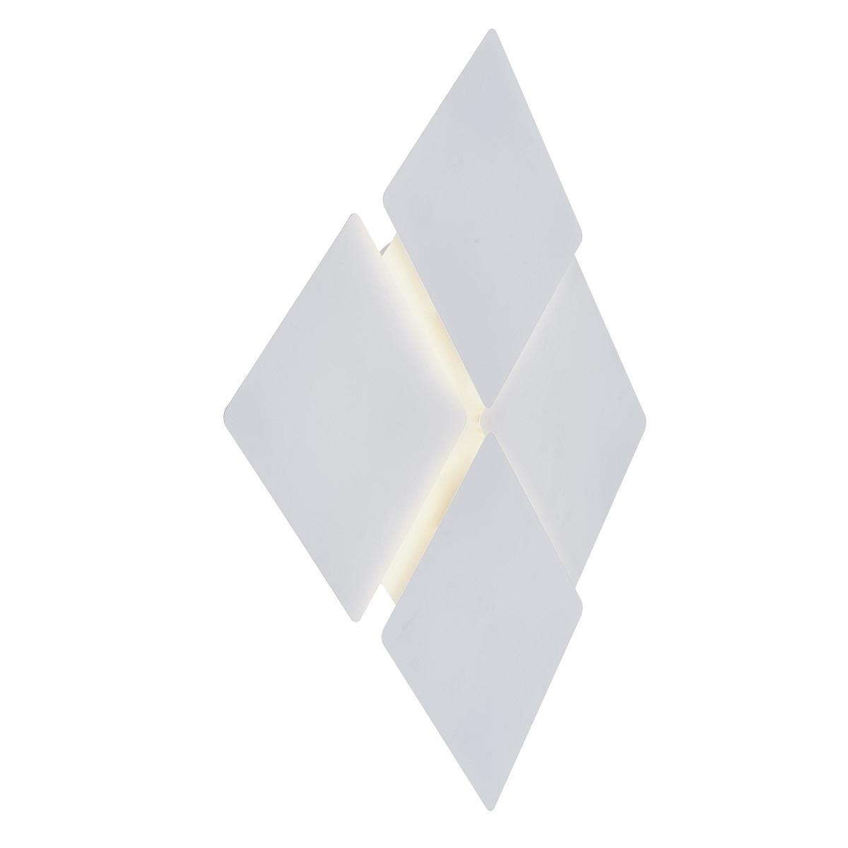 Настенные светильник Настенный светодиодный светильник Lightstar Emisfero белый металл