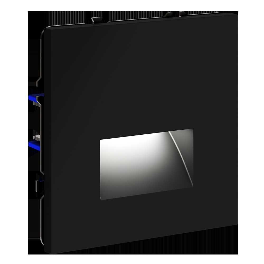 Бра / светильник Подсветка светодиодная встраиваемая Voltum S70, (черный матовый) черный пластик