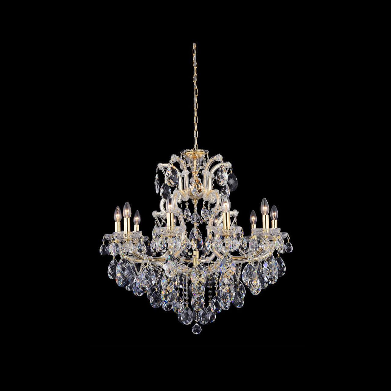 Подвесная люстра Люстра Isabel SP11 Gold Transparent золото металл