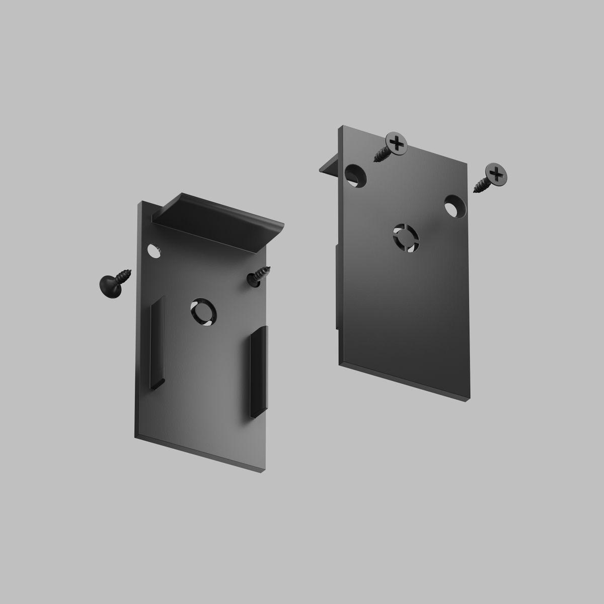 Трековые систем Торцевые заглушки для шинопровода Smart Base TR2107-BK черный пластик