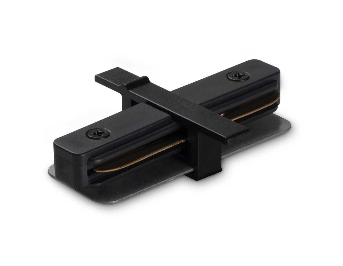 Трековые систем Коннектор прямой для встраиваемого Ambrella Light TRACK SYSTEM GL7162 черный металл