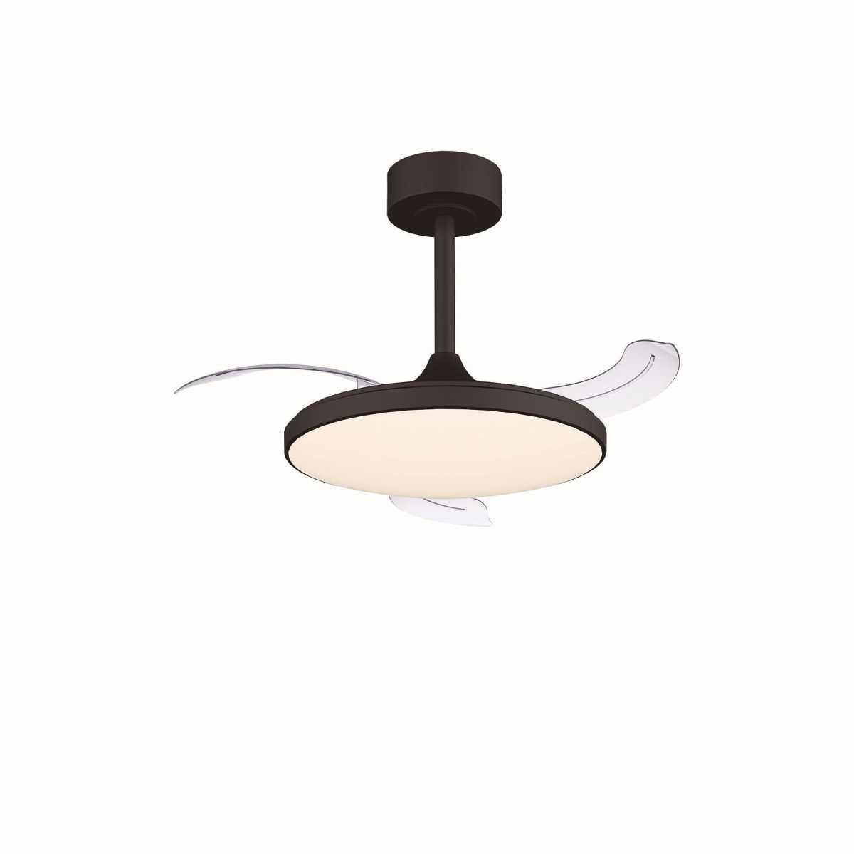 Люстр Люстра-вентилятор Mantra SLIM FAN mini черный пластик