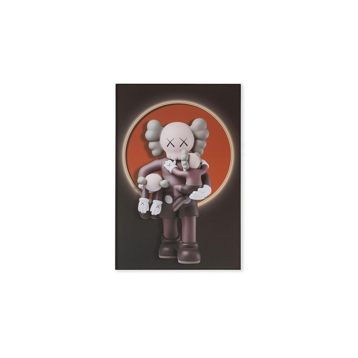 Предметы интерьера Картина Lumina Deco FP Kaws 50-70 красный мдф / лдсп