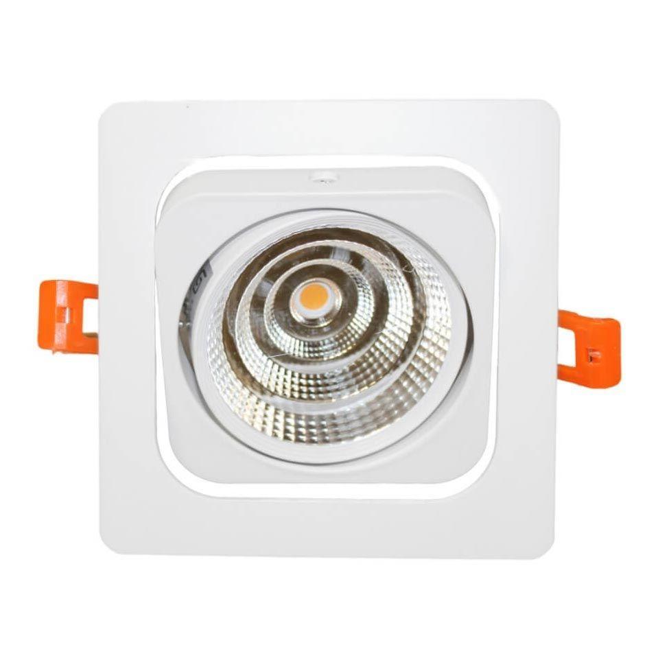 Светильник Встраиваемый светодиодный светильник Lumina Deco Fostis LDC 8065- WT белый металл