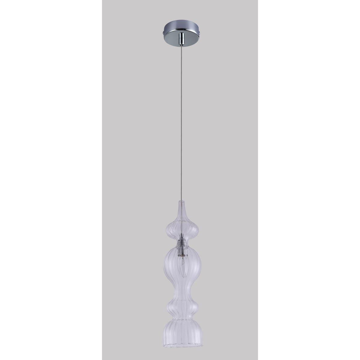 Подвесные светильник Светильник Iris SP1 A Transparent хром стекло