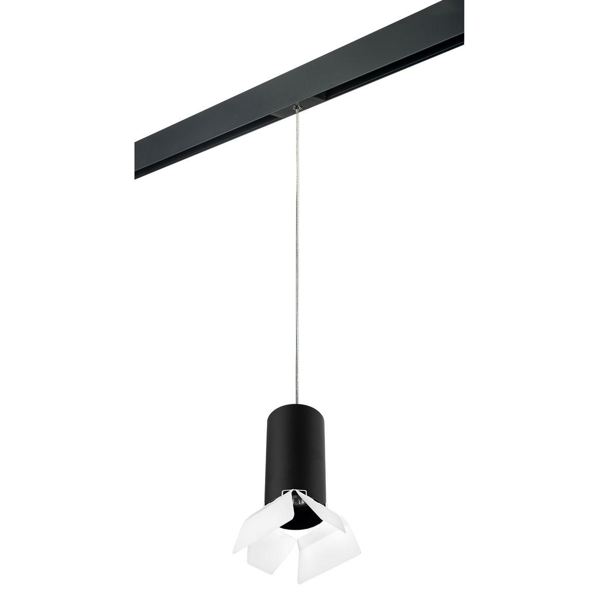 Светильник Комплект с трековым светильником Lightstar Rullo (216487+595887+202486) черный металл