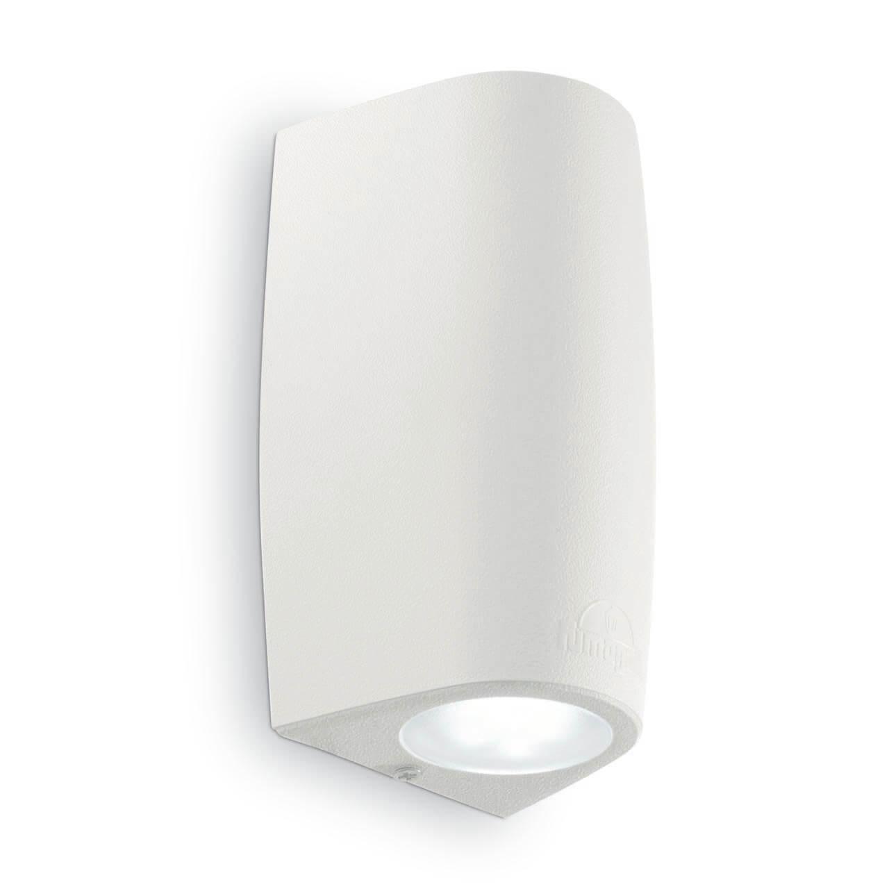 Уличное освещение Уличный настенный светильник Ideal Lux Keope Ap1 Bianco 147765 белый пластик