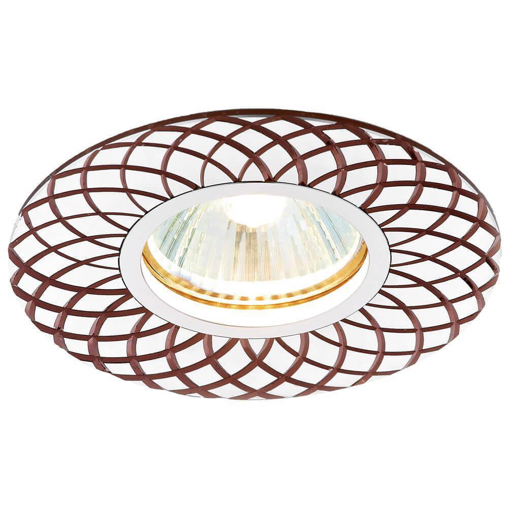 Светильник Встраиваемый светильник Ambrella light Classic A815 AL BR коричневый металл