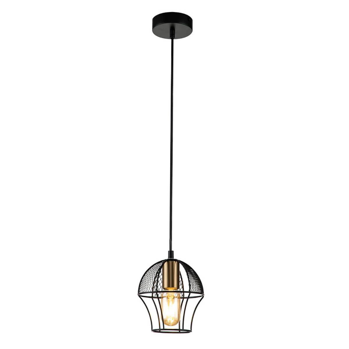 Подвесные светильник Светильник Pallo 10011 1P Black черный металл