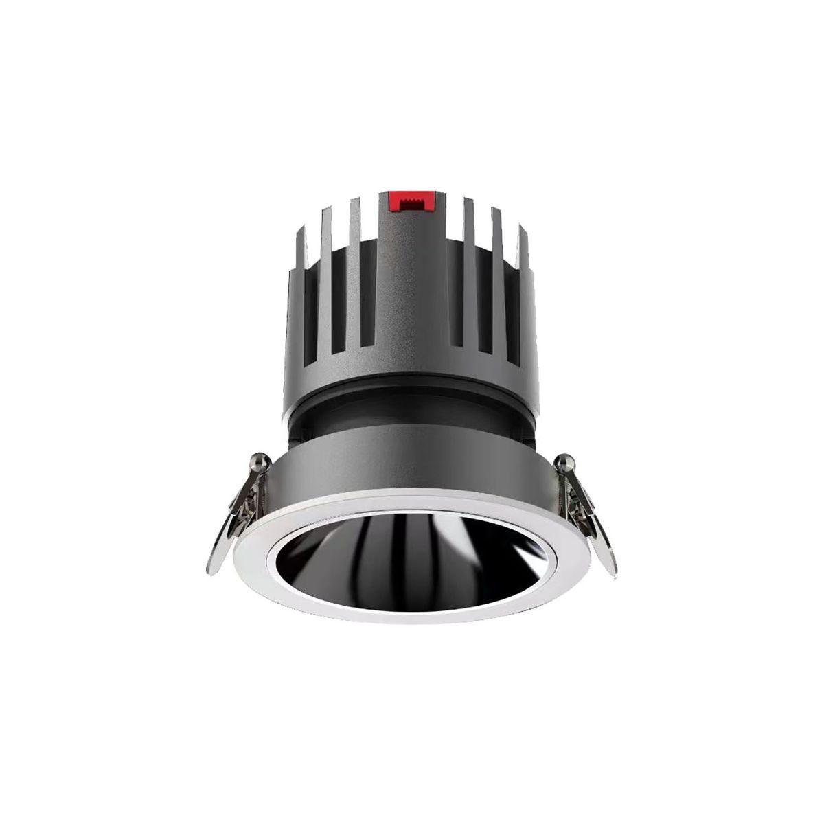 Офисное освещение Встраиваемый светодиодный светильник Favourite Mortise 4419-1C черный металл