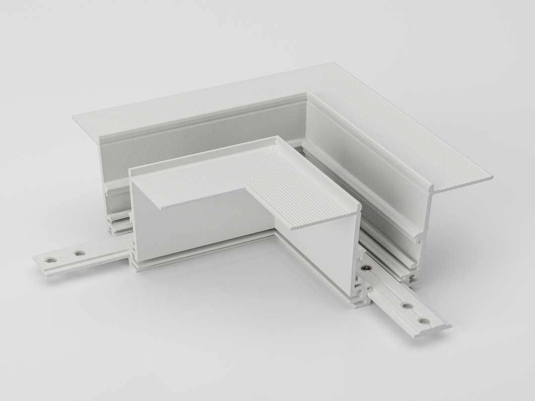 Трековые систем Коннектор LUMKER SY-LINK-CNLV-T2-WH 013609 белый металл