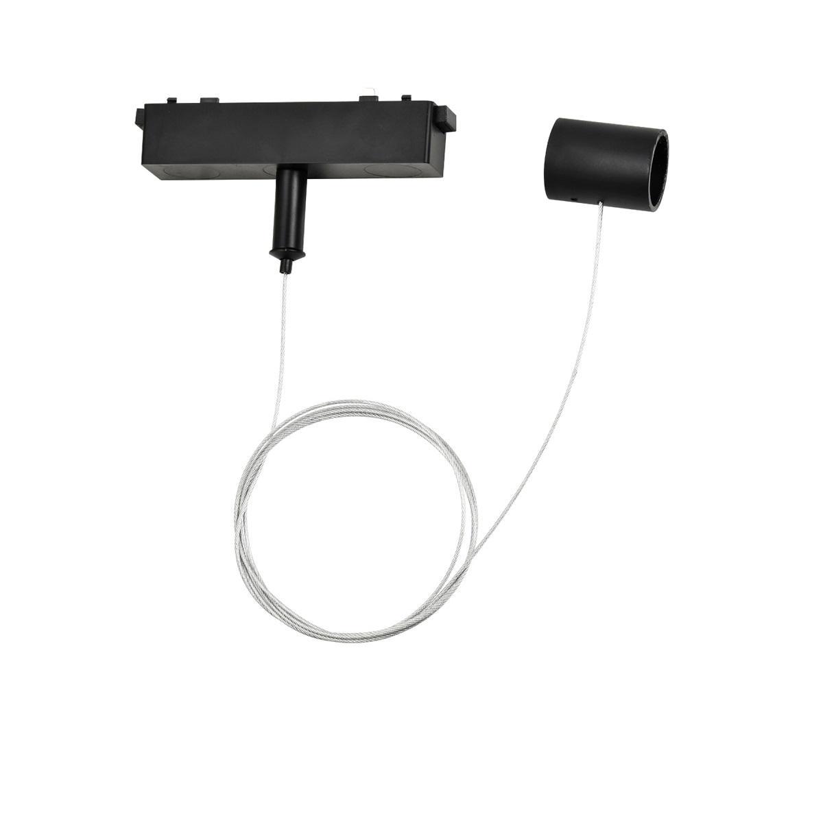 Комплектующие для освещения Подвес Ambrella light Track System Magnetic для трековых светодиодных светильников… черный металл