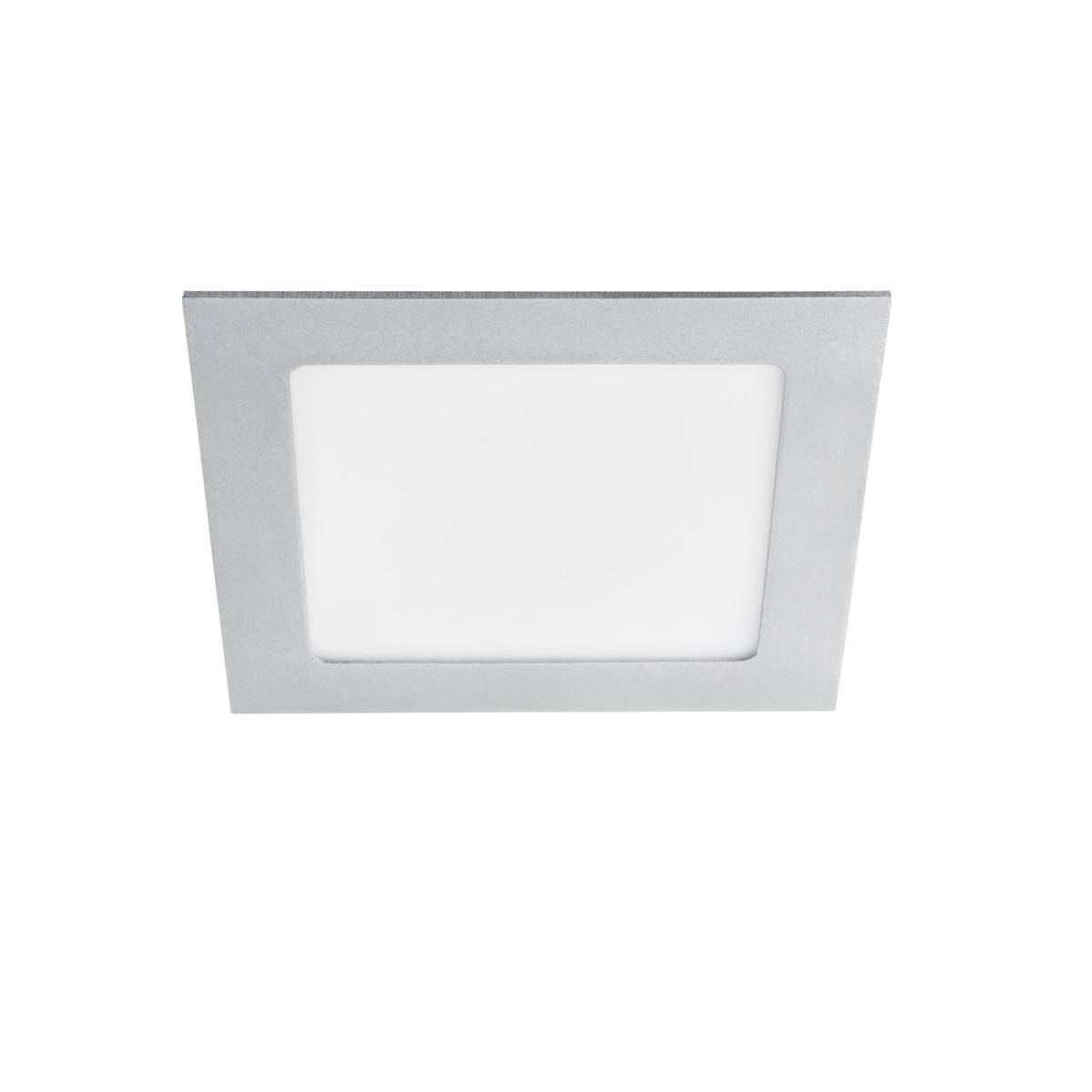Офисное освещение Встраиваемый светодиодный светильник Kanlux KATRO V2LED 12W-NW-SR 28939 в стиле минимализм серебро металл