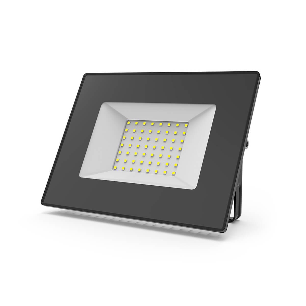Уличное освещение Прожектор светодиодный Gauss Elementary Промо 50W 6500К 613100350P черный стекло