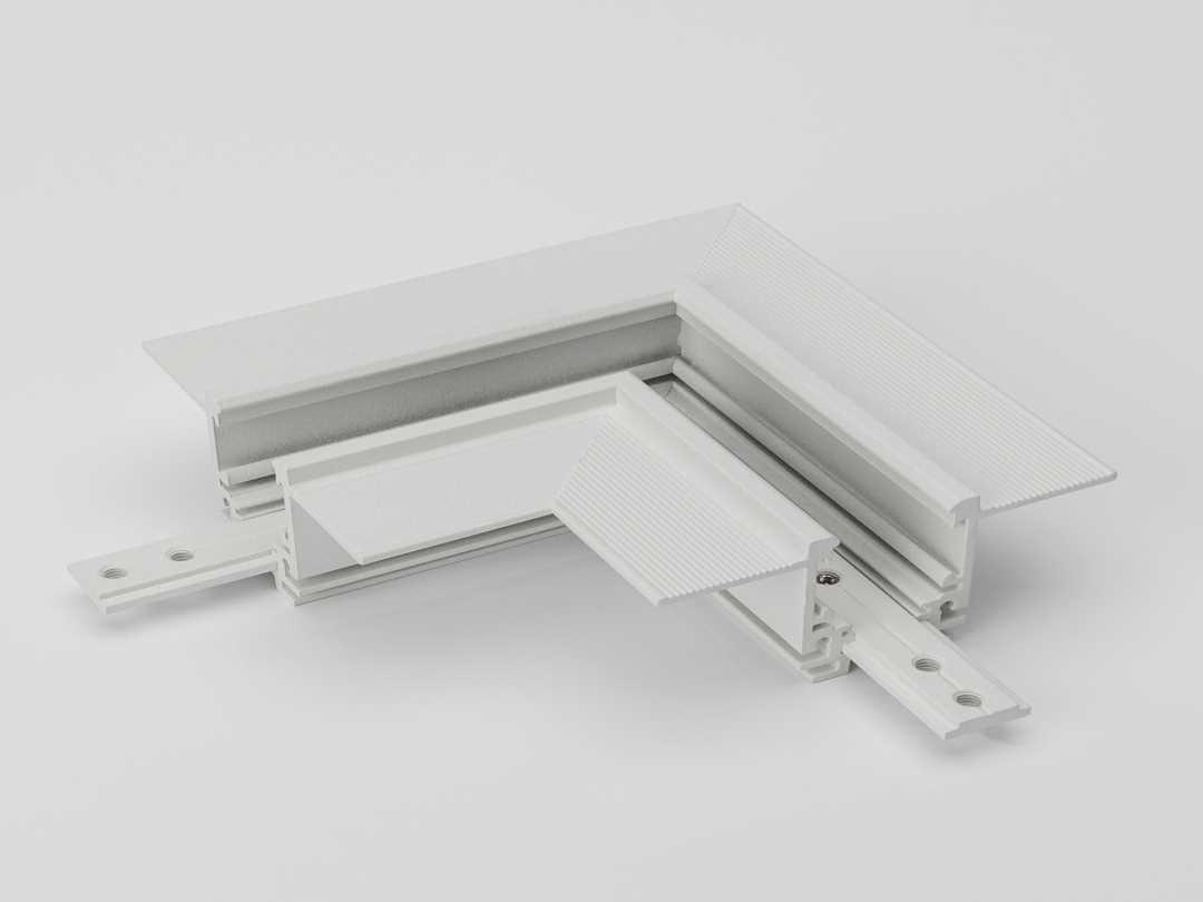 Трековые систем Коннектор LUMKER SY-LINK-CNLV-T2S-WH 013603 белый металл