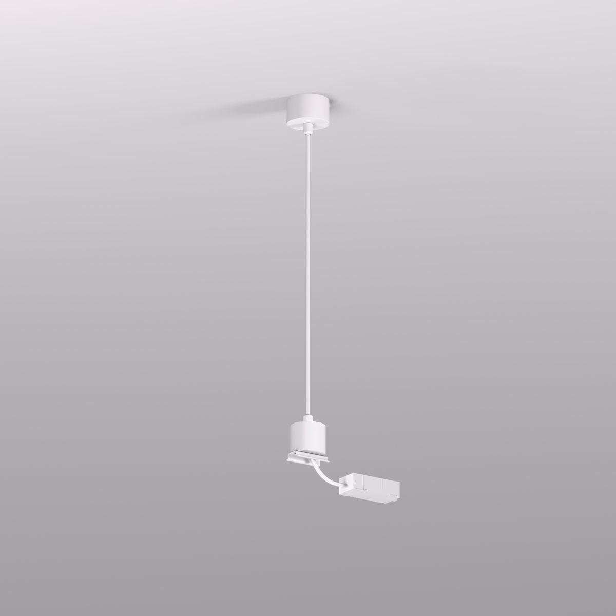 Трековые систем Подвод питания Denkirs Smart Base TR2124-WH белый металл