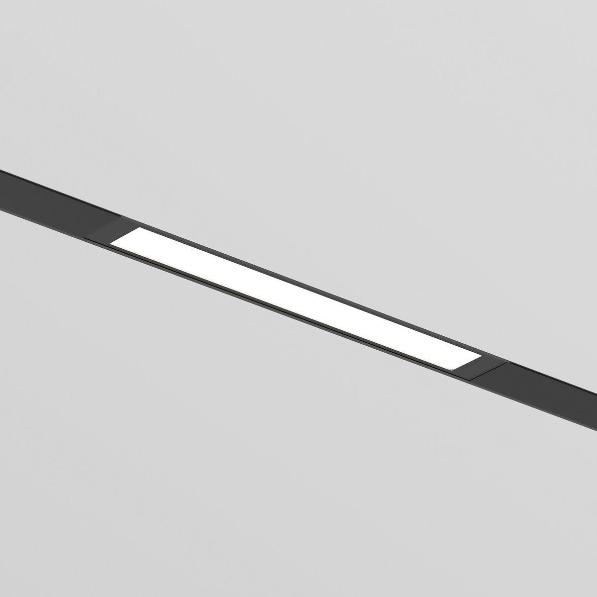 Трековые светильник Трековый светодиодный светильник Denkirs Simple Linear черный металл