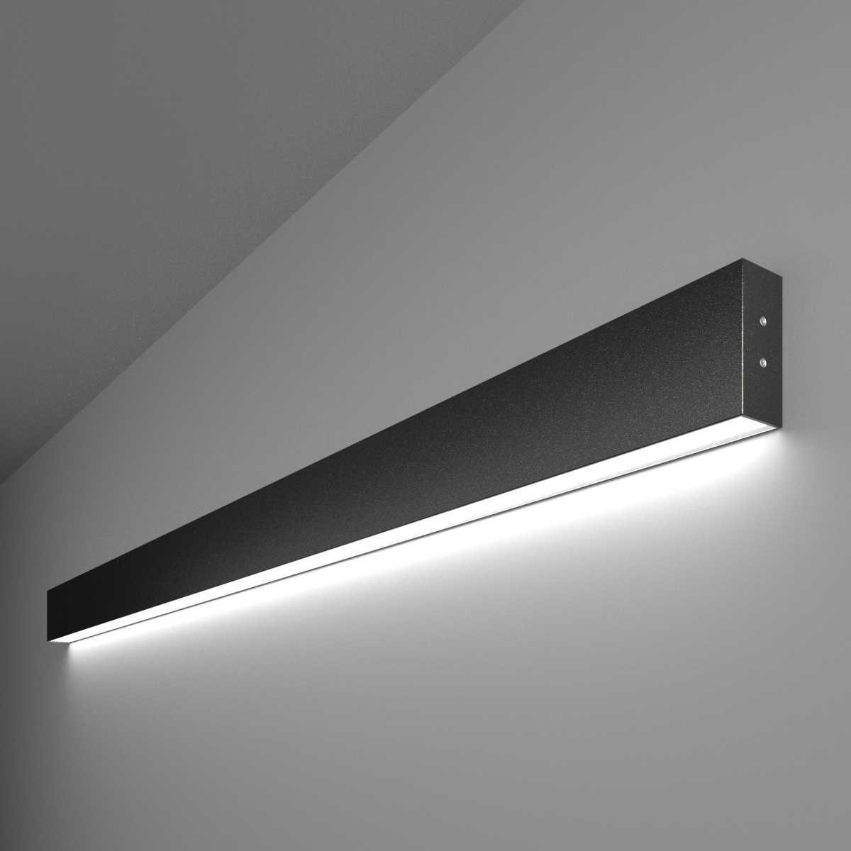 Настенные светильник Настенный светодиодный светильник Elektrostandard 8x128-6500-MSh черный пластик