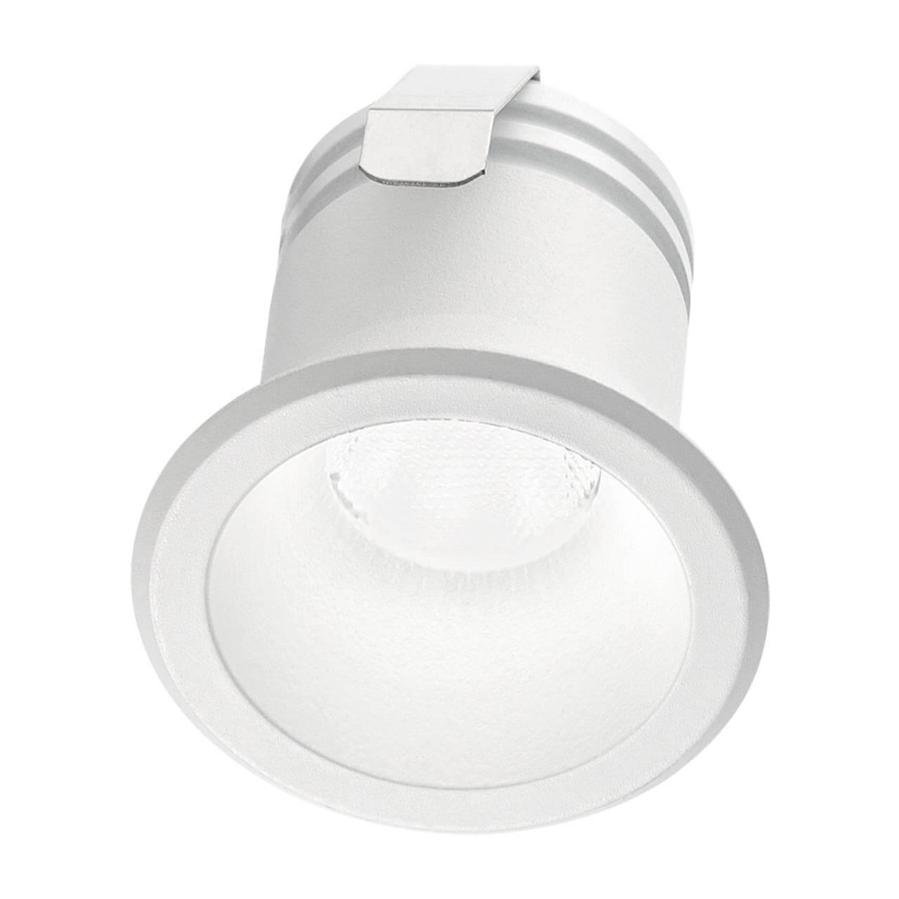 Офисное освещение Встраиваемый светодиодный светильник Ideal Lux Virus WH WH 244808 белый металл