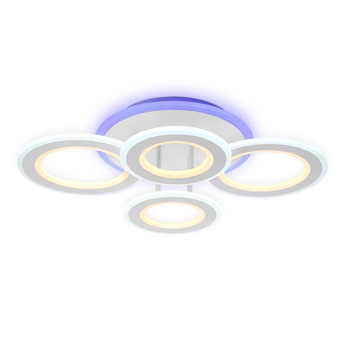 Потолочная люстра Потолочная светодиодная люстра Ambrella light Original белый пластик