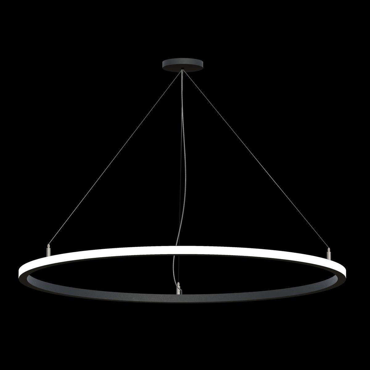 Подвесные светильник Светодиодный светильник Holding RING EXT 500x20x20mm, подвесной белый металл