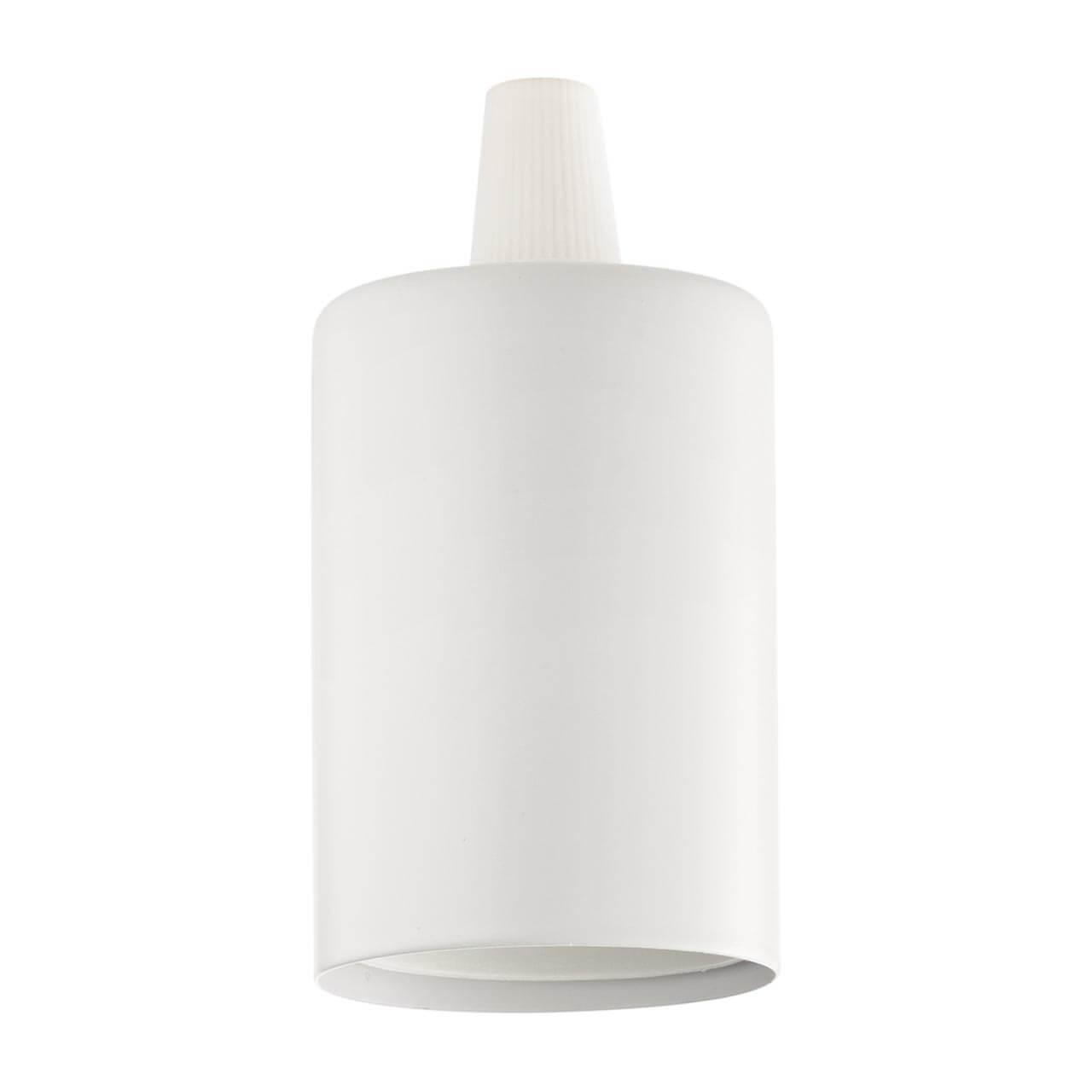 Комплектующие для освещения Патрон Ideal Lux Portalampada E27 Liscio Bianco 242569 белый металл