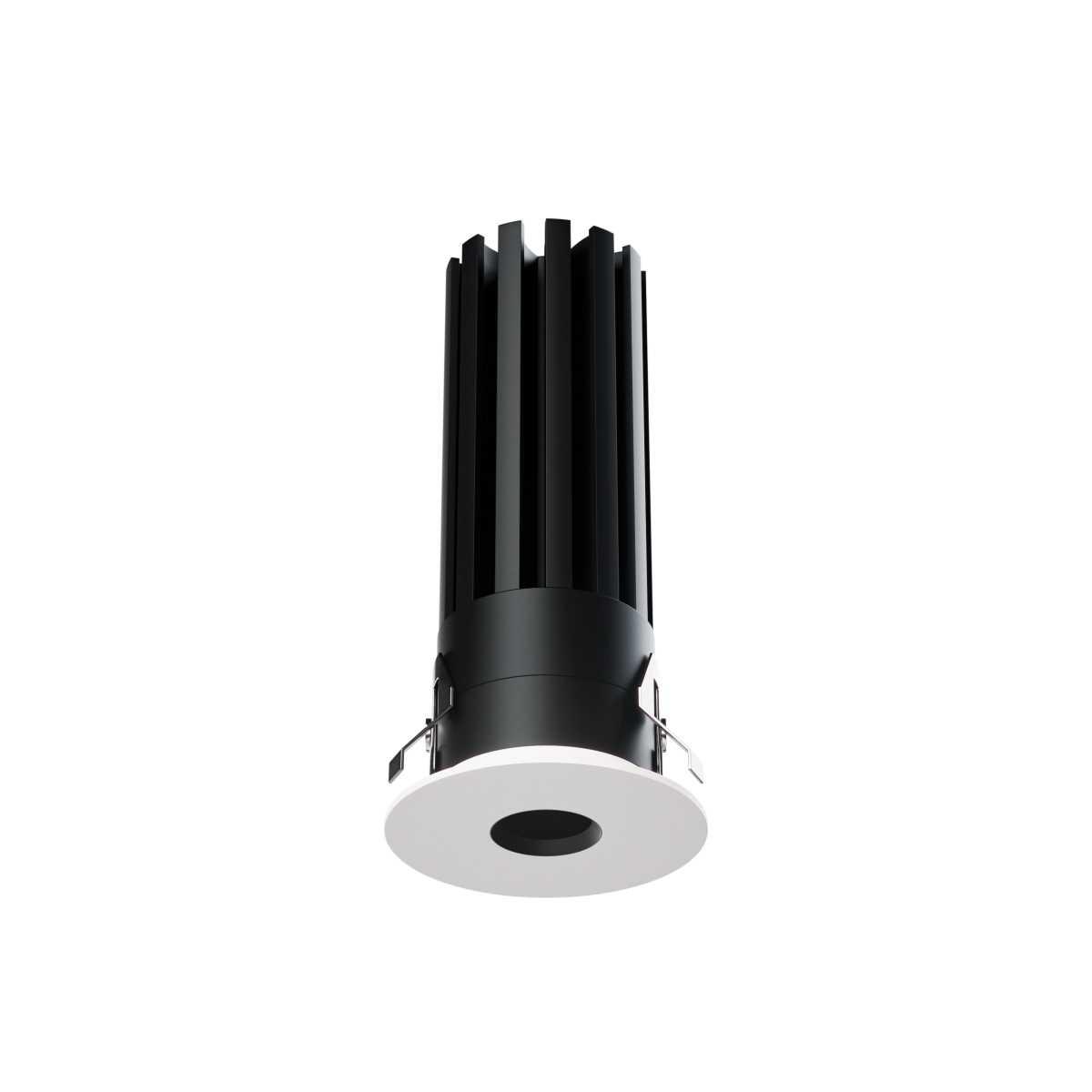 Светильник Светильник светодиодный встраиваемый Spira Slim Lightstar белый металл