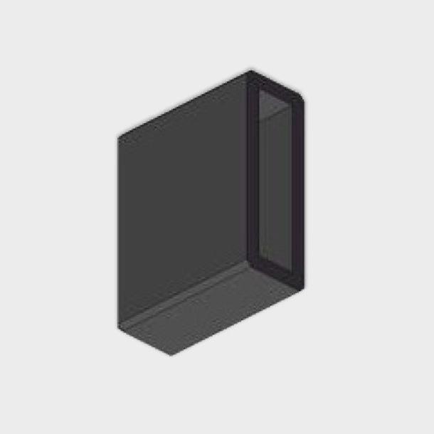Трековые систем Заглушка Italline Fantom IT010-4014 black черный пластик