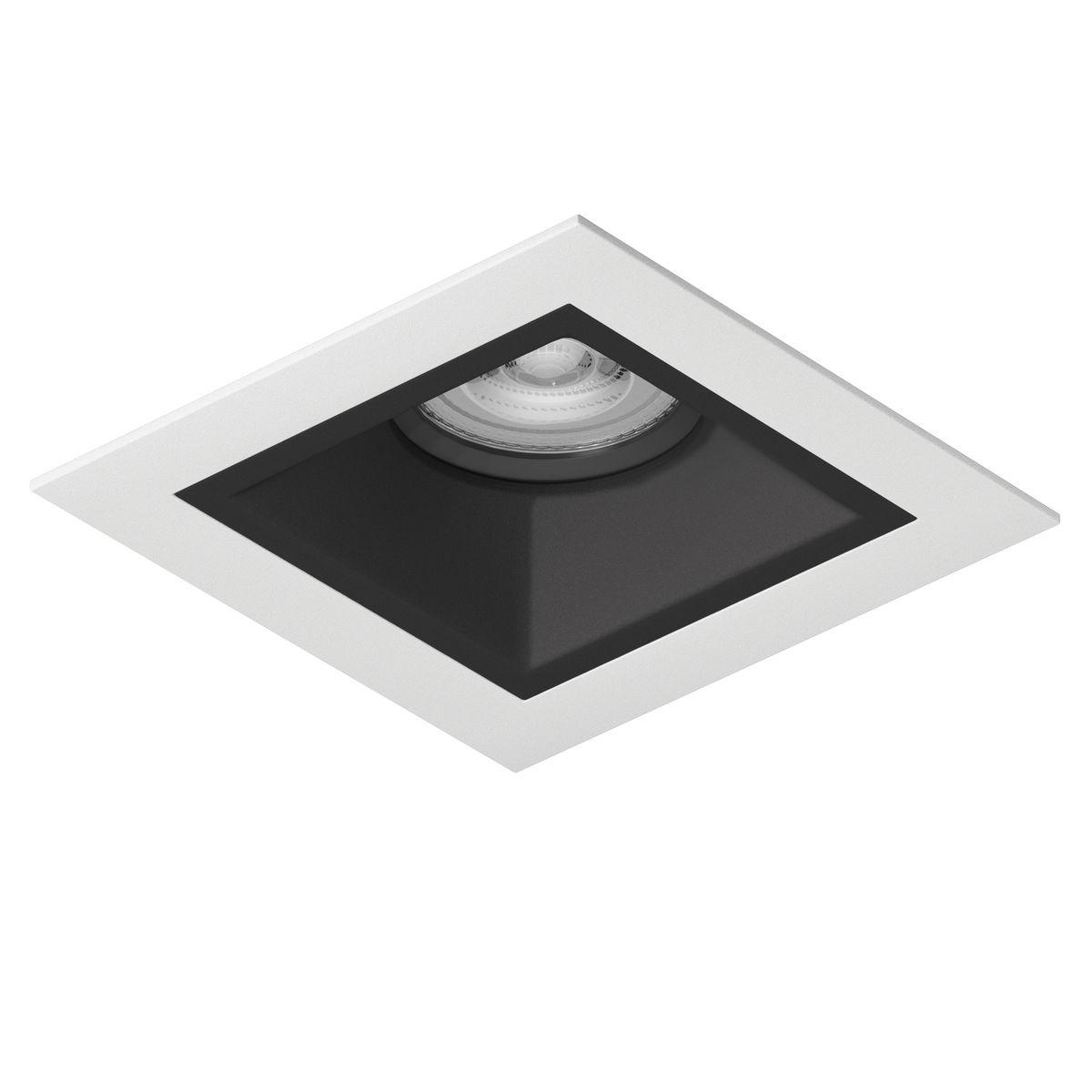 Светильник Комплект со светильником Lightstar Domino Quadro (214516+214507+214007) белый пластик