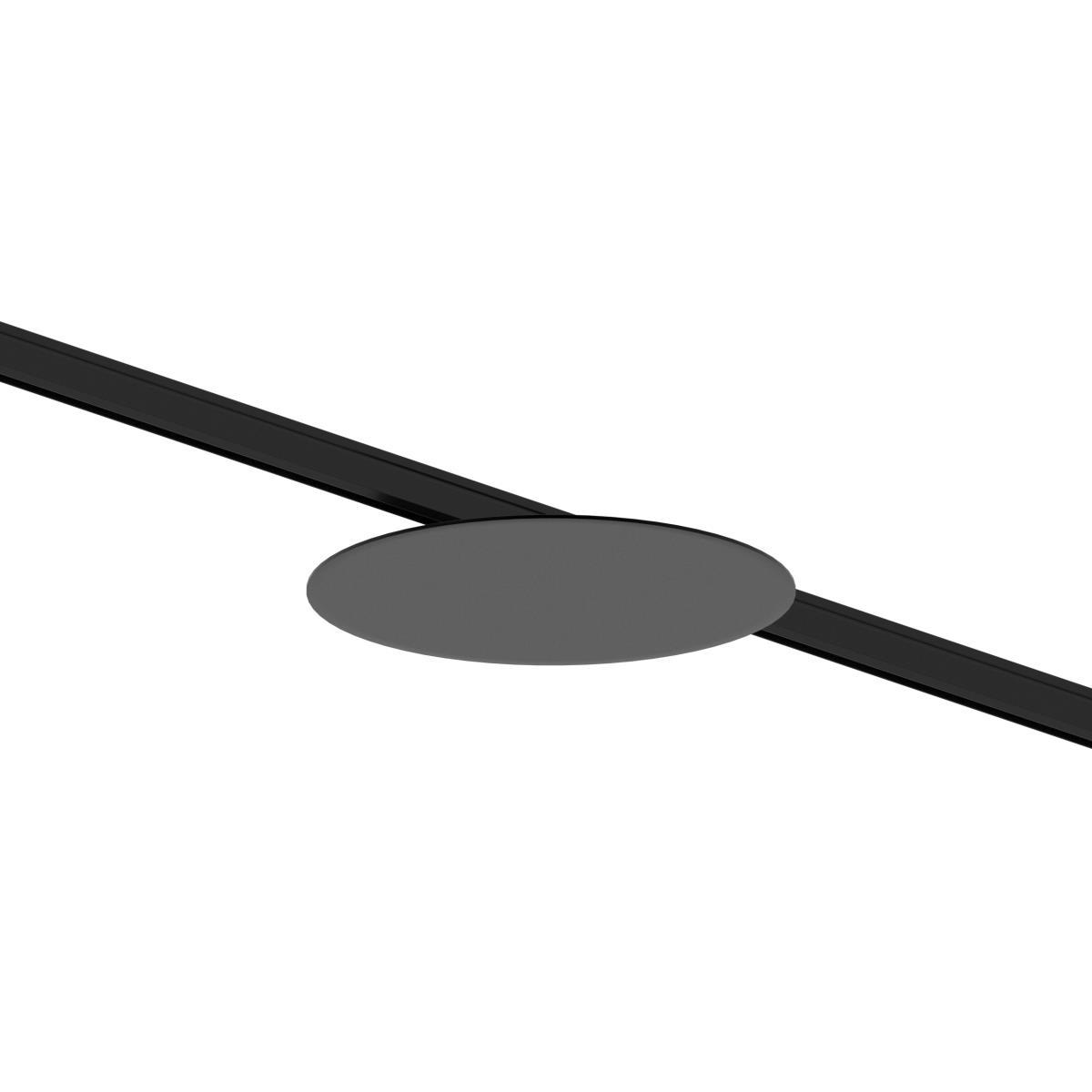 Споты с 1 плафоном Светильник отраженного света 200° , черный Linea Lightstar в стиле минимализм черный металл