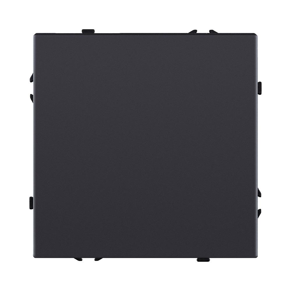 Электротовар Выключатель 1-клавишный проходной 10А / 250В, черный матовый Kollinger Eclipse… черный