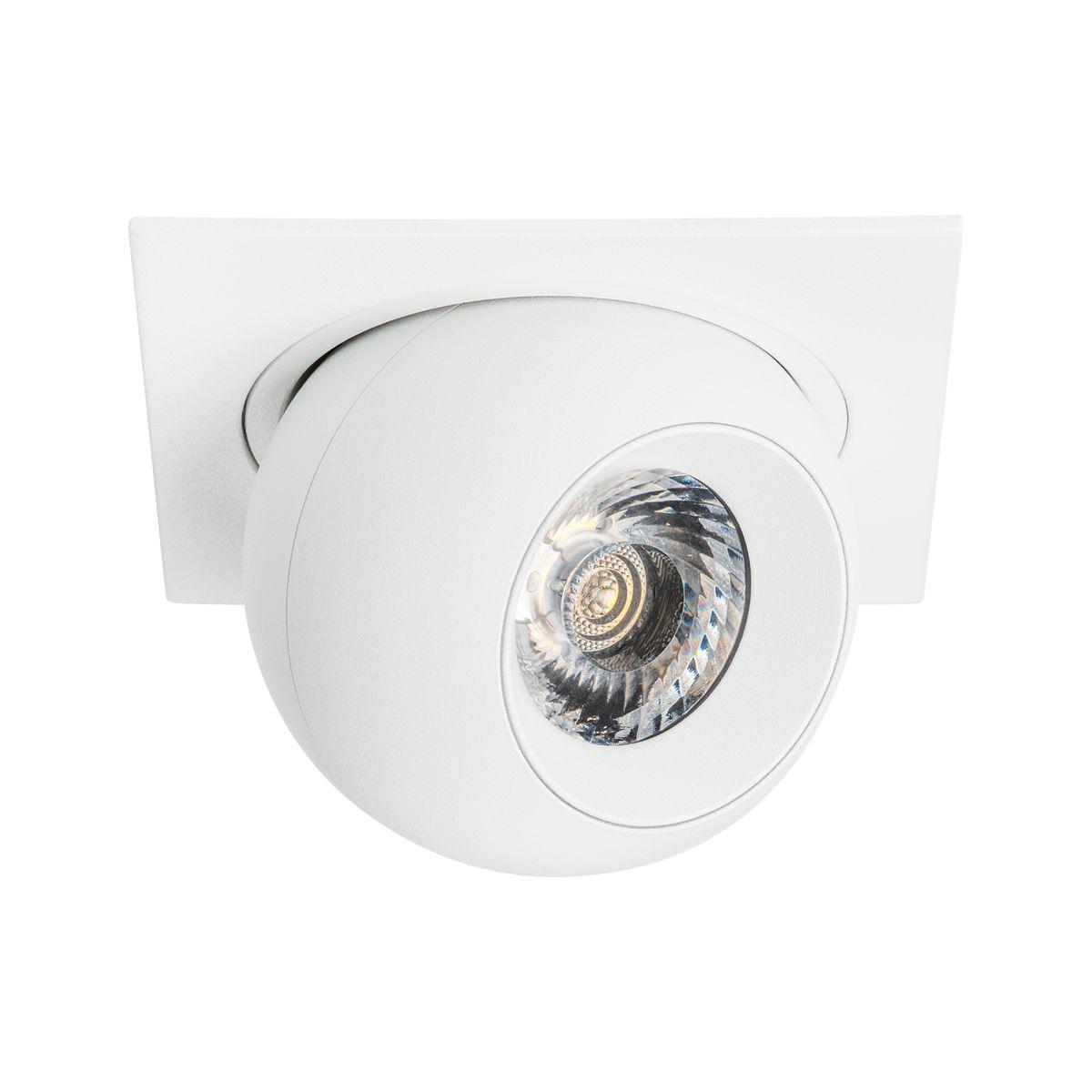 Светильник Комплект из светильника и рамки Lightstar Intero Ball (217516+217062) белый металл
