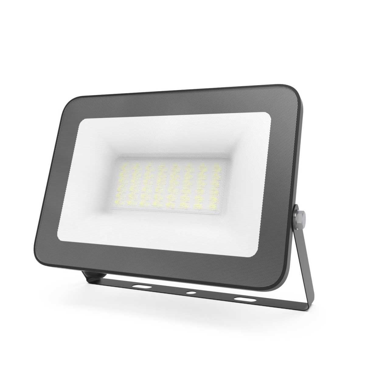 Уличное освещение Прожектор светодиодный Gauss Qplus 30W 6500К 613511330 черный стекло