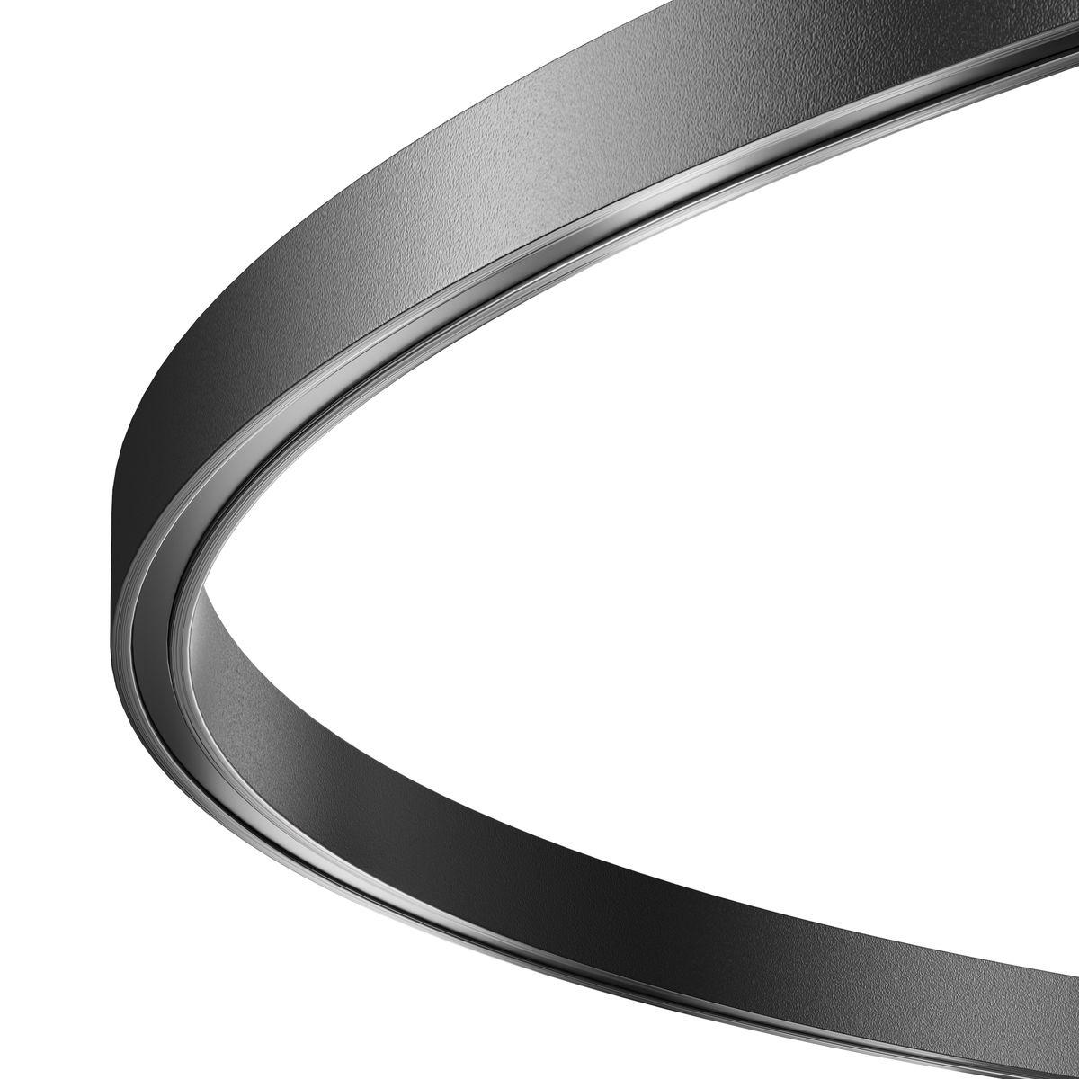 Трековые систем Шинопровод Maytoni Technical Flarity Busbar TRX154-R-D800-B черный металл