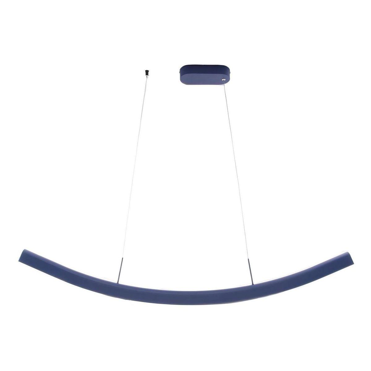 Подвесные светильник Светильник Slim blue синий металл