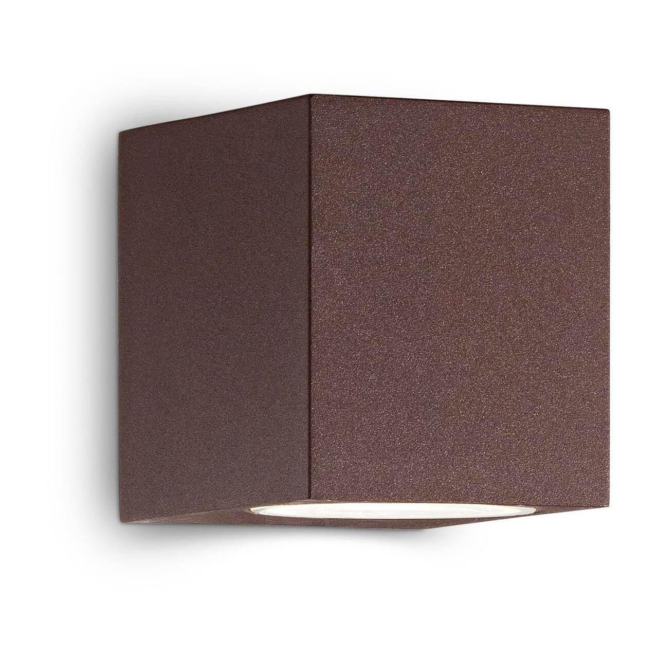 Уличное освещение Уличный настенный светильник Ideal Lux Up AP1 Coffee 213347 коричневый стекло