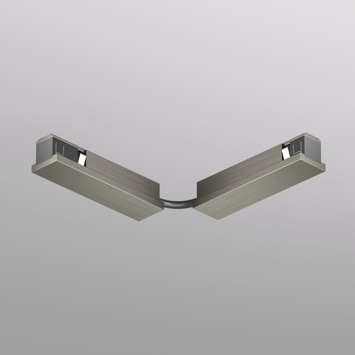 Трековые систем Коннектор гибкий Denkirs Shine Base TR5724-DN никель металл