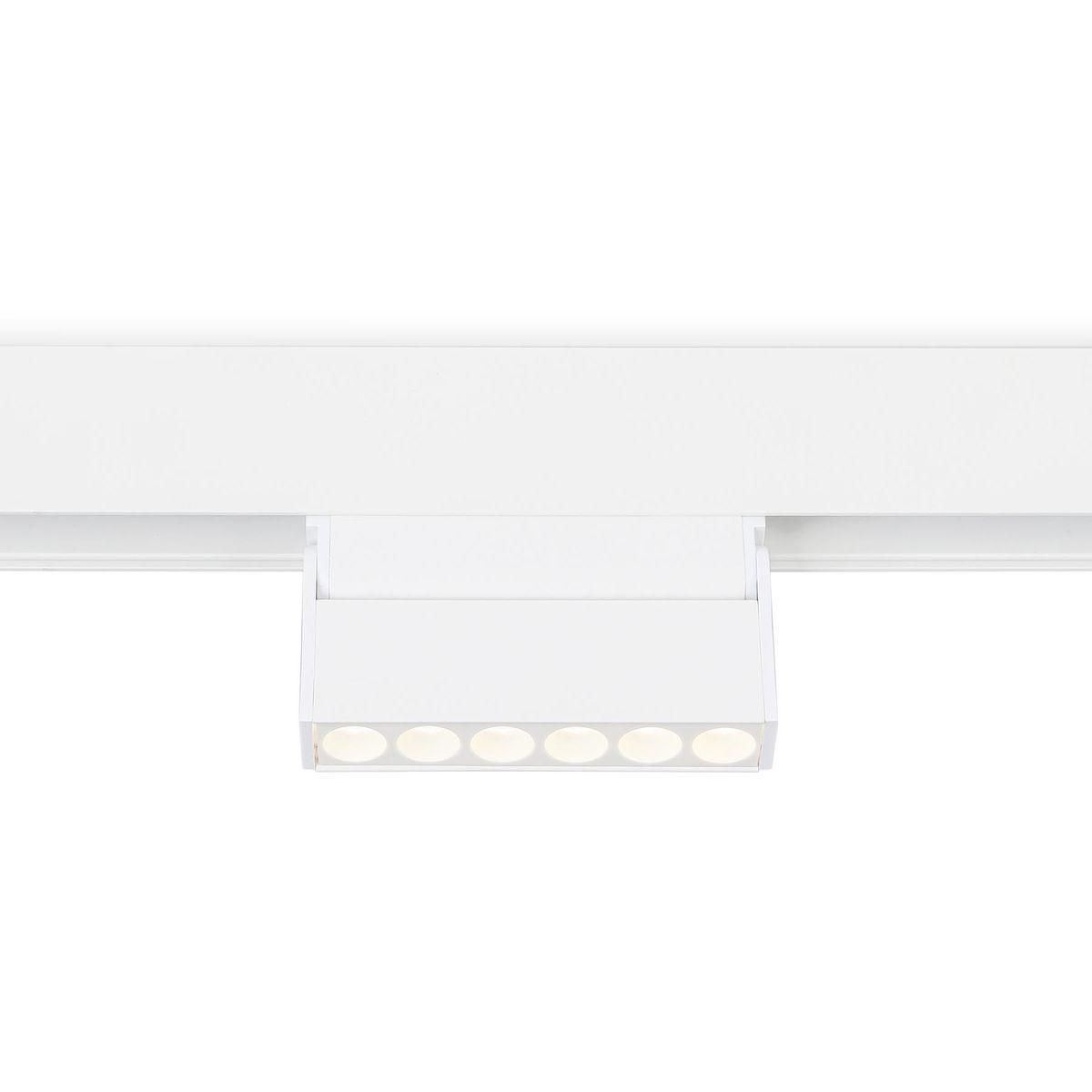 Трековые светильник Трековый светодиодный светильник Ambrella light Track System Magnetic белый металл
